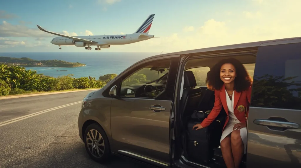 Transfert aéroport Guadeloupe avec chauffeur RHUMZ